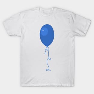 Single blue balloon T-Shirt